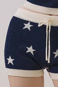 Personal Code Star Knit Shorts