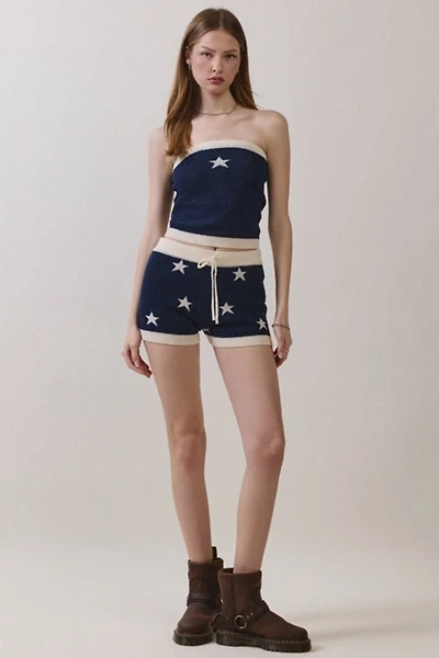 Personal Code Star Knit Shorts