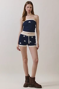 Personal Code Star Knit Shorts