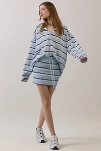 Personal Code Liora Lightweight Stripe Mini Skirt