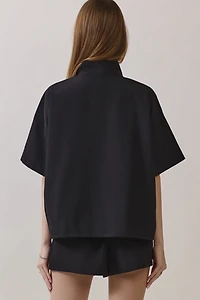 Personal Code Mercer Short Sleeve Anorak Top