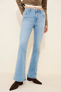 JUST BLACK DENIM Mid-Rise Flare Jeans