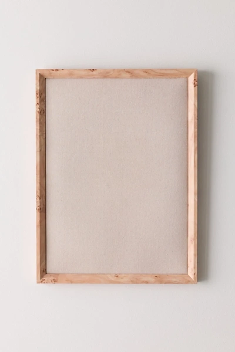 Burl Wood Patterned Pin Board Set