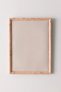 Burl Wood Patterned Pin Board Set