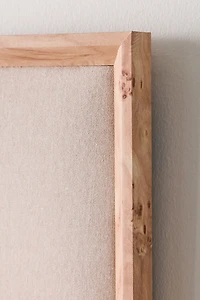 Burl Wood Patterned Pin Board Set