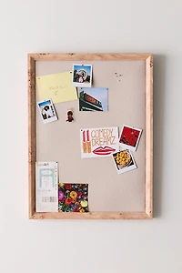 Burl Wood Patterned Pin Board Set