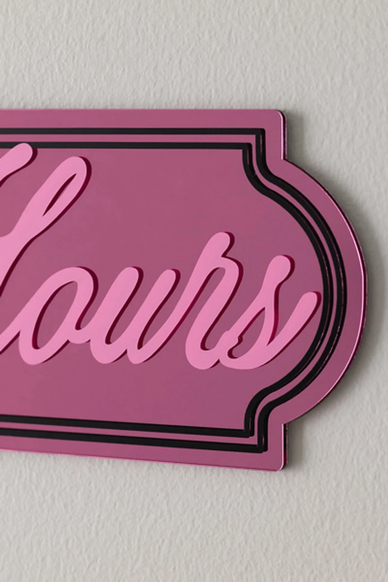 Printed Weird After Hours Acrylic Wall Sign