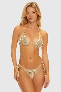 Beach Bunny Swimwear Micha Triangle Bikini Top