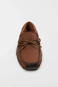 Minnetonka Moosehide Weekender Leather Moccasins