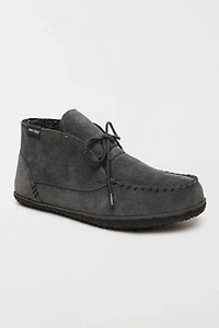 Minnetonka Torrey Suede Lace-up Slipper Boots
