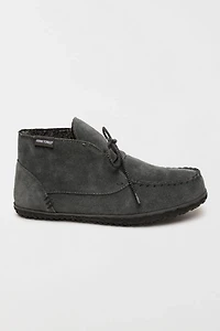 Minnetonka Torrey Suede Lace-up Slipper Boots