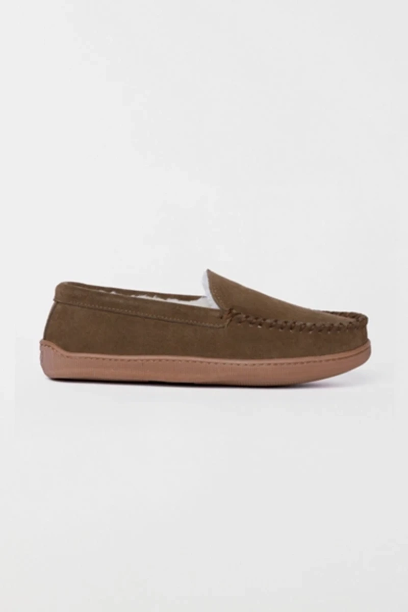 Minnetonka Suede Hardsole Venetian Slippers