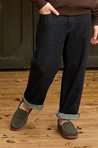 Minnetonka Suede Hardsole Venetian Slippers