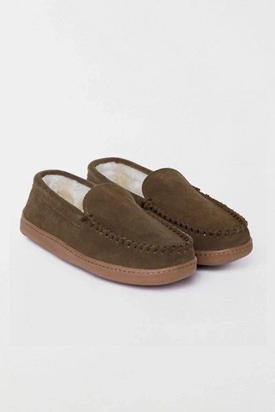 Minnetonka Suede Hardsole Venetian Slippers