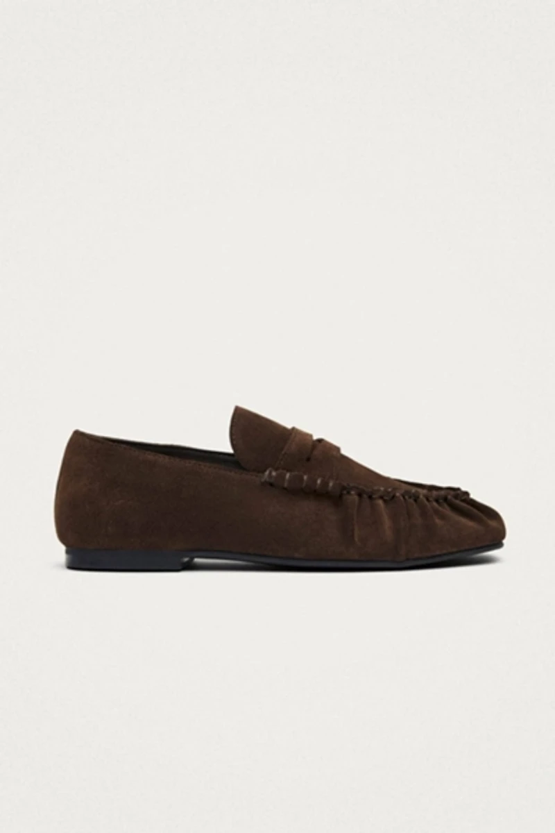 ALOHAS Aven Suede Leather Loafers