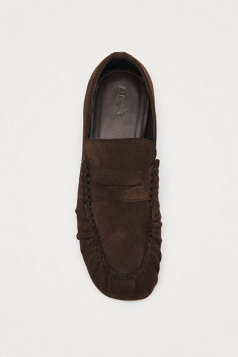 ALOHAS Aven Suede Leather Loafers