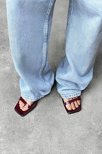ALOHAS Orielle Leather Heeled Sandals