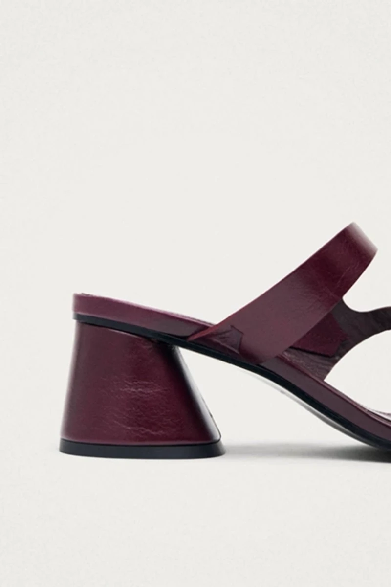 ALOHAS Orielle Leather Heeled Sandals