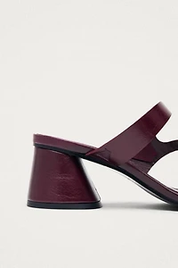 ALOHAS Orielle Leather Heeled Sandals