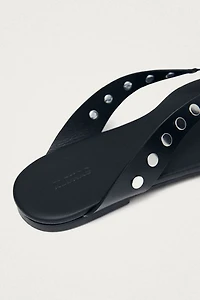 ALOHAS Ola Leather Studded Sandals