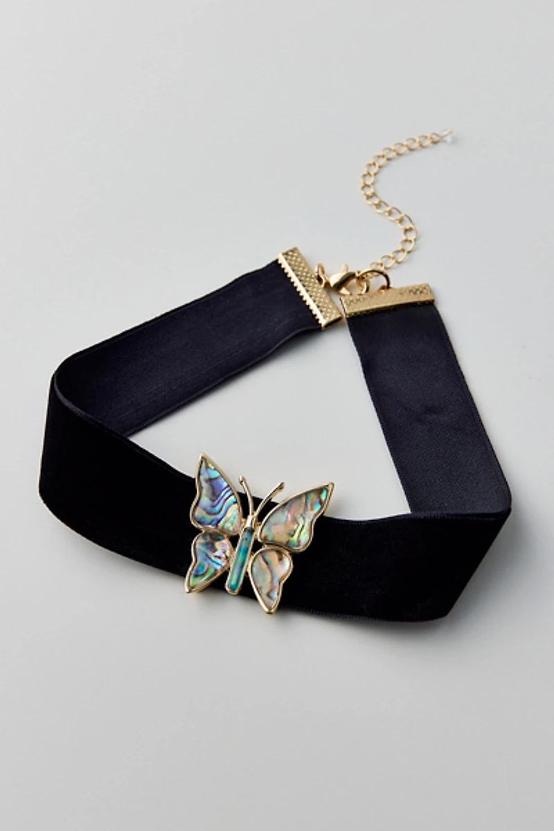 Elena Butterfly Choker Necklace