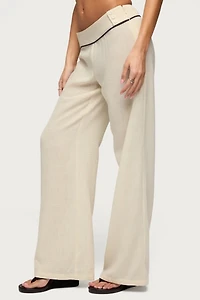 Edikted Dorine Contrast Woven Pants