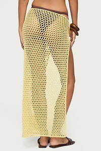 Edikted Avigail Crochet Maxi Sarong