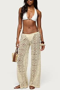 Edikted Amrita Baggy Crochet Pants