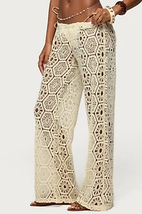Edikted Amrita Baggy Crochet Pants