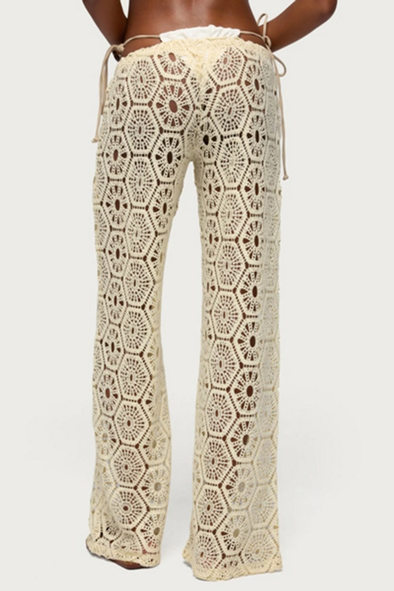 Edikted Amrita Baggy Crochet Pants