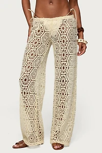 Edikted Amrita Baggy Crochet Pants