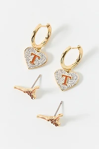 BaubleBar University Of Texas Earrings Set
