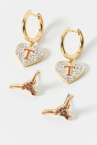 BaubleBar University Of Texas Earrings Set