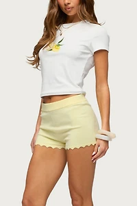 Edikted Lemon Patch T Shirt