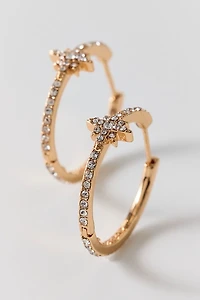 BaubleBar Astra Celestial Hoop Earrrings