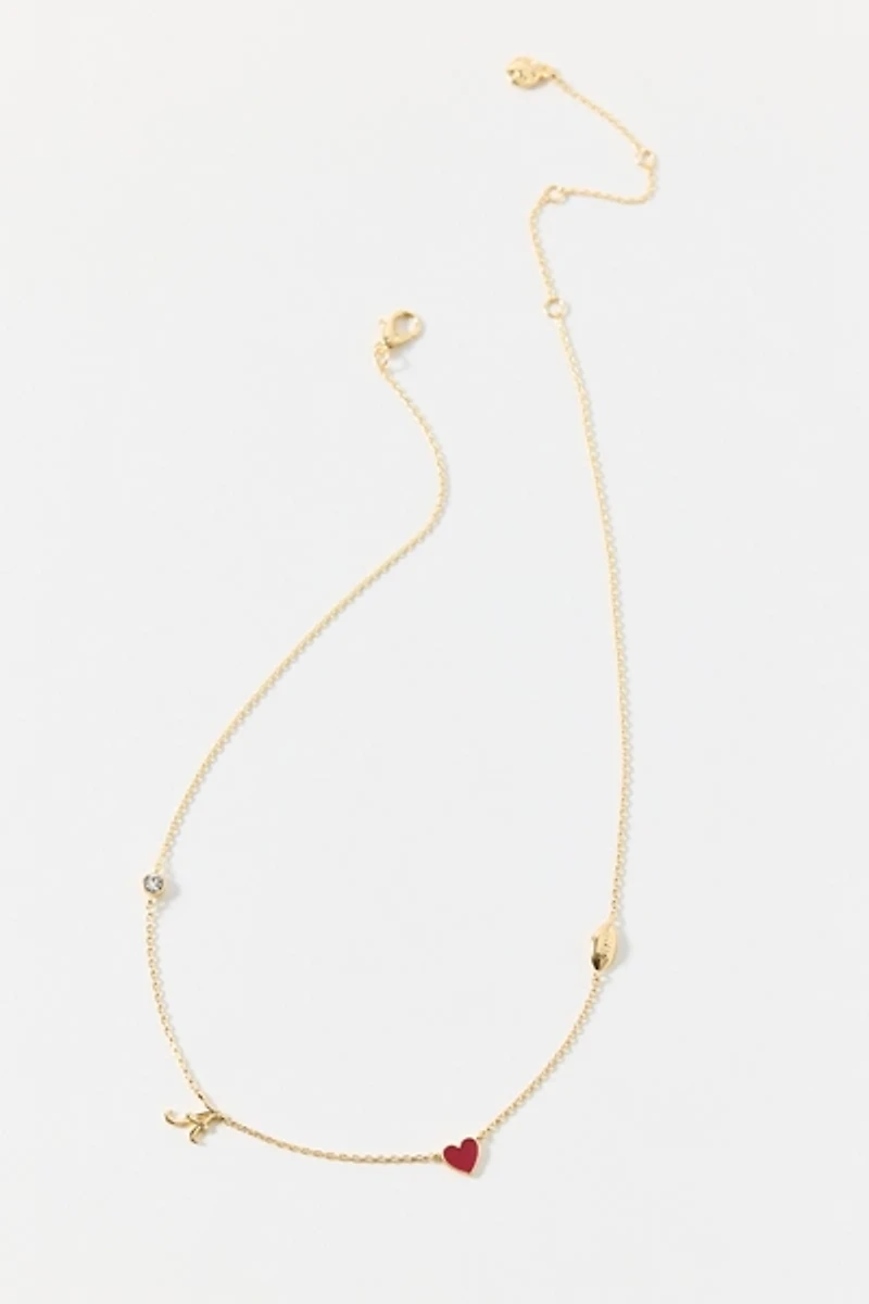 BaubleBar University of Alabama Spaced Charm Necklace