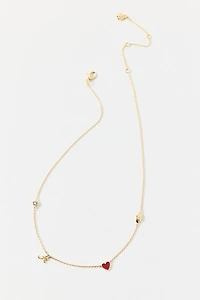 BaubleBar University of Alabama Spaced Charm Necklace