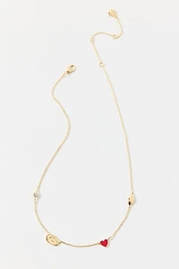 BaubleBar University Of Georgia Spaced Charm Necklace