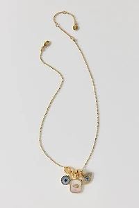 BaubleBar Evil Eye Charm Necklace