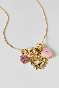 BaubleBar Heart Charm Necklace