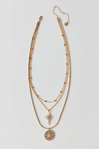 BaubleBar Lyra Celestial Layered Necklace