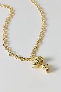 BaubleBar Peanuts Snoopy Pendant Necklace