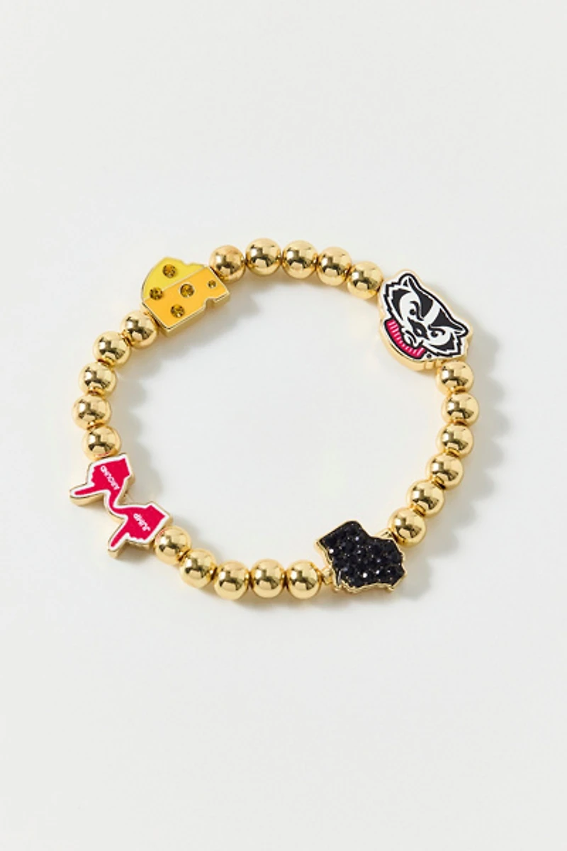 BaubleBar University Of Wisconsin Mix Beaded Bracelet