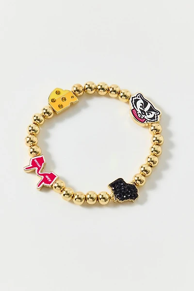 BaubleBar University Of Wisconsin Mix Beaded Bracelet