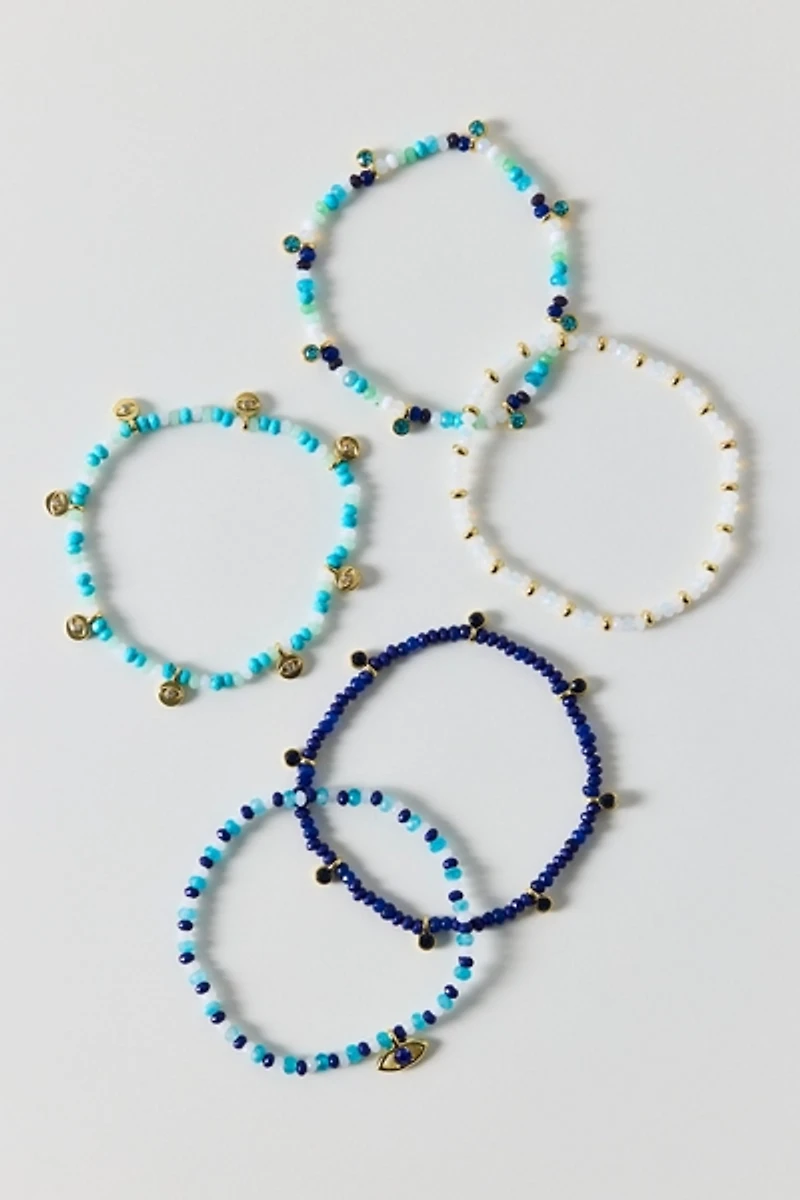 BaubleBar Indya Evil Eye Layered Bracelets Set