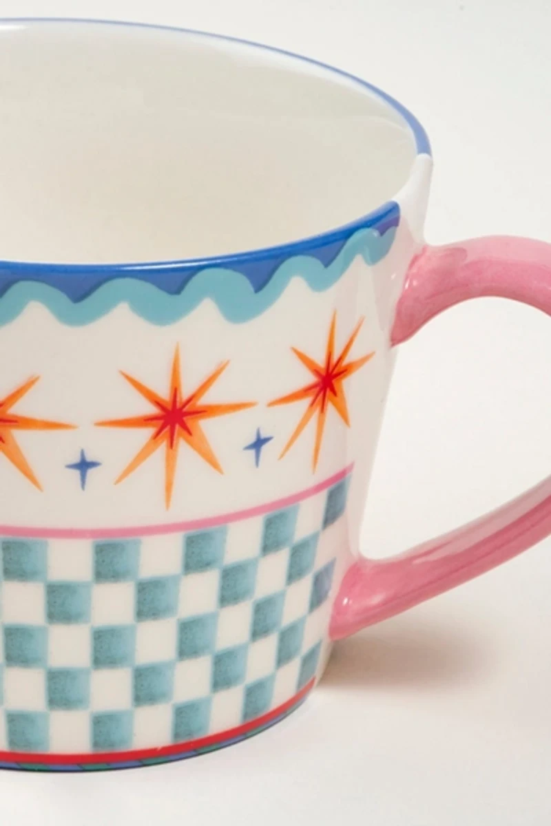 Zsa Zsu Luohu Porcelain Print Mug Set