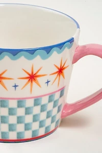Zsa Zsu Luohu Porcelain Print Mug Set