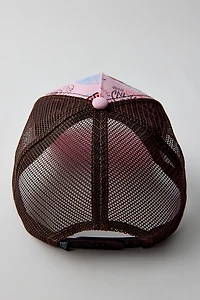 Von Dutch Logo Patch Graphic Trucker Hat