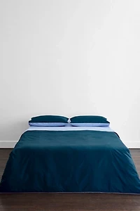 Bed Threads Organic Cotton Percale Piped Pillowcase Set