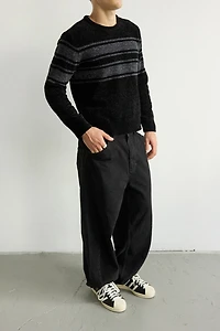 Abrand Stripe Chenille Crew